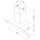 Máy Hút Mùi Malloca MC 9086HS
