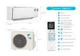 Máy lạnh Daikin FTKF50XVMV Inverter 2 HP - giá cực tốt