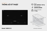 Bếp đôi điện từ Sunhouse SHB81012