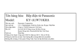 Bếp từ đôi lắp âm Panasonic KY-A1W70KRA