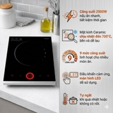 Bếp từ đơn Elegant S2105-E