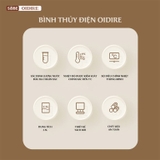 Bình thủy điện OIDIRE 2.5L ODI01A, Bản Quốc Tế, Bảo hành chính hãng 12 tháng