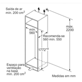 Tủ Mát Âm Tủ BOSCH KIR81ADD0 Serie 6 310 Lít