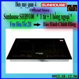 Bếp từ hồng ngoại lắp âm Sunhouse Mama SHB9100
