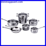 Bộ nồi inox 13 chi tiết Junger JC100