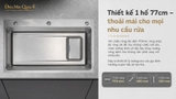 Chậu rửa chén 1 hố Inox 304 Malloca SILVER MS7750SI