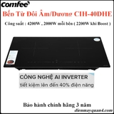 Bếp từ đôi lắp âm Comfee CIH-40DHE