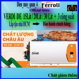 Máy nước nóng gián tiếp Ferroli Verdi DE 20 Lít giá rẻ nhất