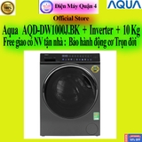 Máy giặt Aqua Inverter 10 kg AQD-DW1000J.BK chính hãng, giao ngay