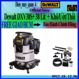 Máy hút bụi công nghiệp khô và ướt Dewalt DXV38S 38 lít, giá tốt nhất
