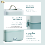 Hộp cơm cắm điện Bear 2 ngăn SB-HC12L / HC12L - Hàng chính hãng