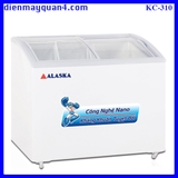 Tủ Đông Mặt Kính Cong Alaska KC-310