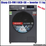 Máy giặt Sharp Inverter 11 kg ES-FM110CB-SB
