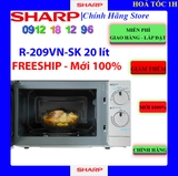 [SHARP R-209VN] Lò vi sóng Sharp R-209VN-SK 20 lít
