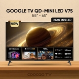 Google Tivi Coocaa 55 inch QD-MiniLED 4K 55V75