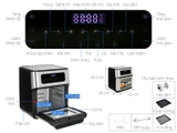 Nồi Chiên Không Dầu Hawonkoo AFH-101 Dung tích 10 Lít - Hàng chính hãng
