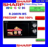 Lò vi sóng Sharp R-208VN-WS - Hàng chính hãng