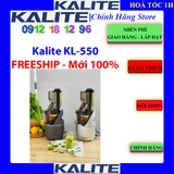 Máy ép chậm Kalite KL-550