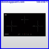 Bếp kính âm 2 từ và 1 điện Malloca MH-03IR N