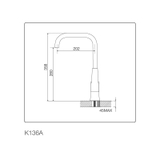 Vòi Rửa Chén Malloca K136A