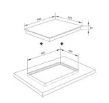 Bếp Từ 4 Vùng Nấu Malloca MI 594 LINEAR
