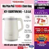Bình đun siêu tốc Toshiba 1.5 lít KT-15DRTVN(W)