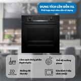 Lò nướng âm tủ Bosch HBA514BB3 Series 4 71L