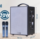 Acnos CS121 loa karaoke 2 micro , giá tốt nhất