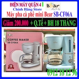 Máy pha cà phê mini Bear SB-CF06A / CF06A - Hàng chính hãng