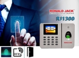 Máy chấm công vân tay và thẻ từ RONALD JACK RJ1300