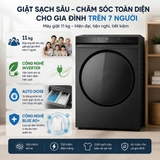 Máy giặt cửa ngang Panasonic Inverter 11 Kg NA-22VDW1BVT