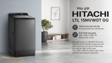 Máy giặt cửa trên Hitachi Inverter 15kg LTL 15MVW0T GG