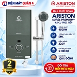 Máy Nước Nóng Ariston Aures Premium+ 4.5 Cu Trực Tiếp Bầu Đun Đồng