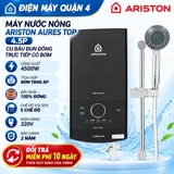 Máy Nước Nóng Ariston Aures Top 4.5P Cu Bầu Đun Đồng Trực Tiếp