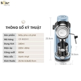 Máy pha cà phê Bear CF-B02V1 (Bản Quốc Tế)