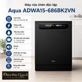 Máy rửa chén độc lập Aqua ADWA15-686BK2VN