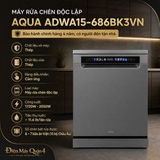 Máy rửa chén độc lập Aqua ADWA15-686BK3VN