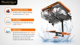 Máy rửa chén Junger LEOPARD DWJ-163-AI-PRO