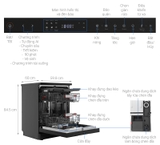 Máy Rửa Chén Toshiba DW-15F8(B)-VN