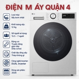 Máy Sấy Bơm Nhiệt LG Inverter 12 Kg RX12VHP5S1