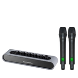 Vang số ACNOS Mi36 kèm 2 micro UHF thông minh, có FM hát trên ô tô