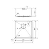 Chậu Rửa Chén Inox Malloca MS 1044P