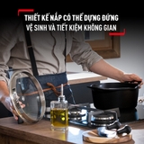 Nồi đúc cao cấp Tefal Robusto E2494644 có miệng rót đường kính 24 cm