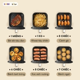 Nồi chiên không dầu 6L Bear AF-4H15J (Bản Quốc Tế)