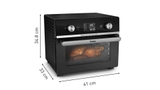 Nồi Chiên Không Dầu Kết Hợp Lò Nướng Tefal  Oven FW6058KR - 20L chính hãng