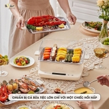 Nồi hấp Bear 3 tầng đa năng 12L SB-NH12L (Bản Quốc Tế)