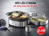 Nồi lẩu hấp WMF Lono Hot Pot & Steam 0415540011