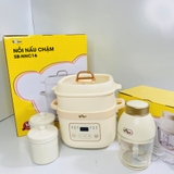 Nồi nấu chậm 1,6L Bear SB-NNC16 - Hàng chính hãng - Bản Tiếng Việt