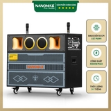 Loa Kéo Bình & Điện Nanomax Pro-218C Bass Đôi 50cm 3000w