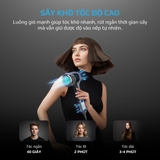 Máy Sấy Tóc OLIVO IonSense – Máy Sấy Tóc Ion Âm Tốc Độ Cao, 9 Chế Độ Sấy, Phụ Kiện Đa Dạng, Cảm Biến Nhiệt Thông Minh, Màu Sắc Sang Trọng